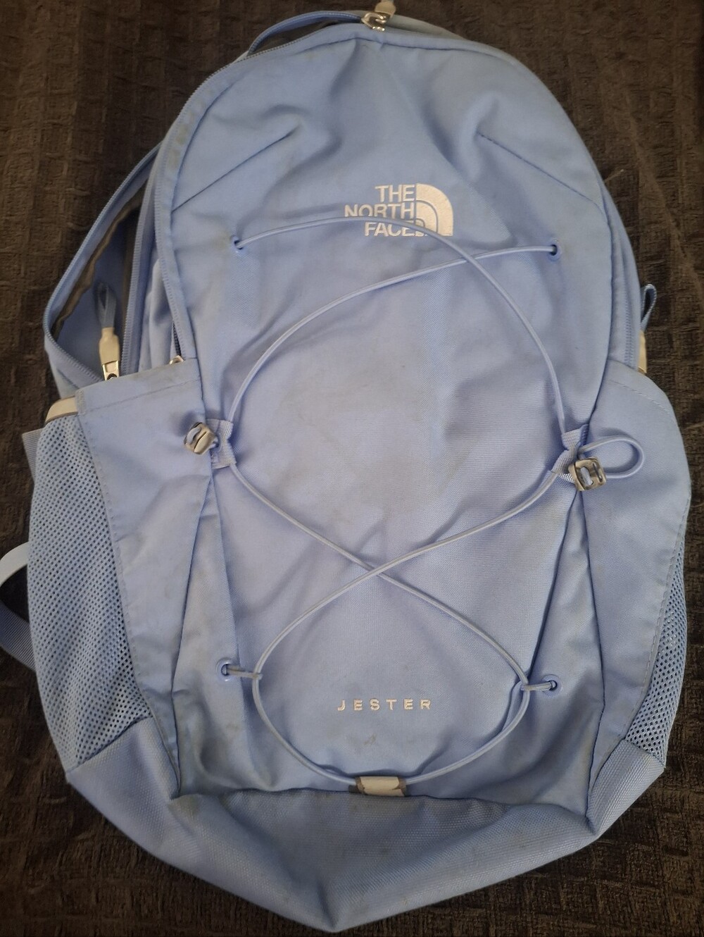 The North Face Light Blue Men's Backpack - Durable Everyday Bag